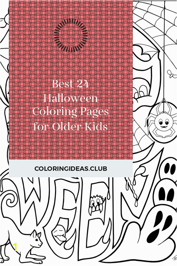 Easy Halloween Coloring Pages for Kids Best 24 Halloween Coloring Pages for Older Kids Best