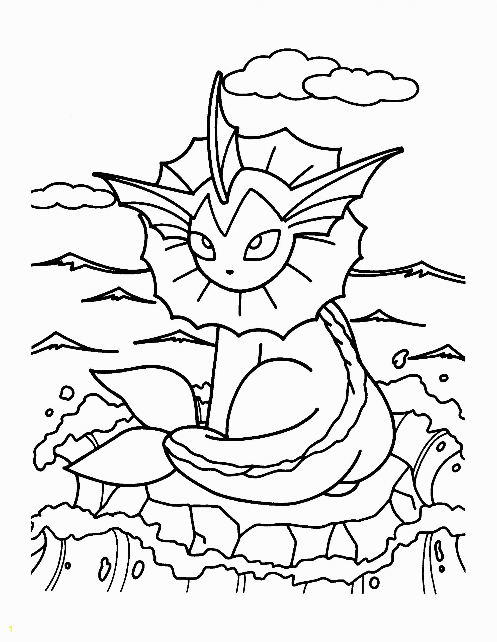 Eevee Pokemon Coloring Pages Pokemon Coloring Pages