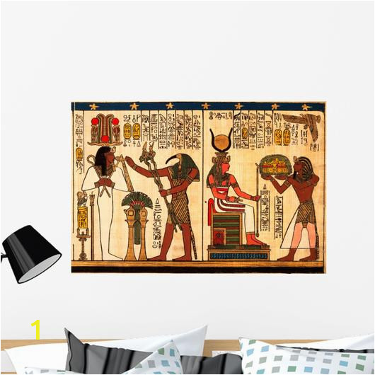 Egyptian themed Wall Murals Egyptian Papyrus with Antique Wall Mural – Wallmonkeys