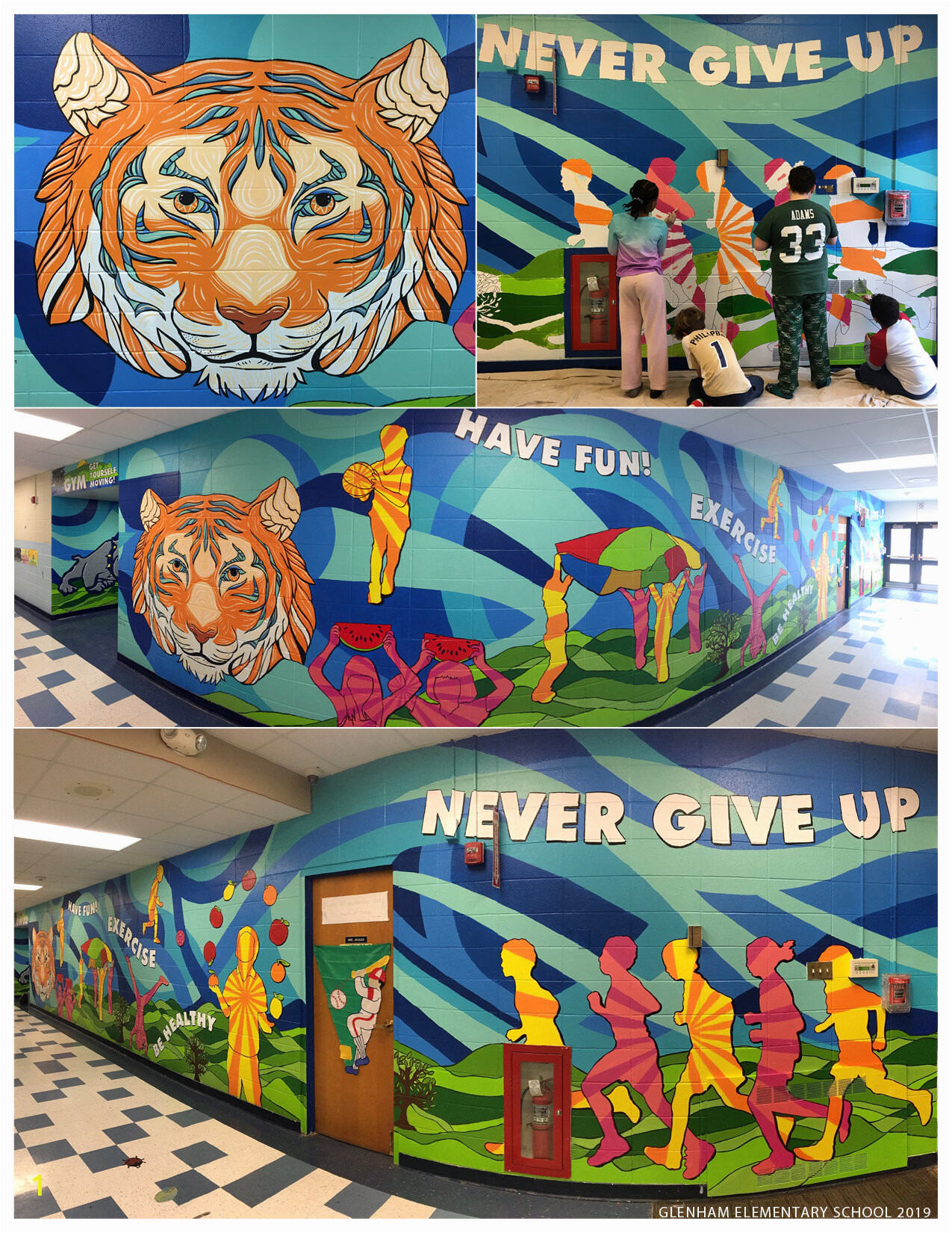 Elementary School Wall Murals Elementary School Murals — Joe Pimentel
