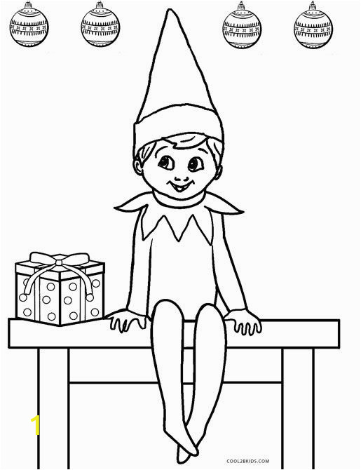 Elf On the Shelf Coloring Pages Girl Elf the Shelf Coloring Page Elegant Free Printable Elf