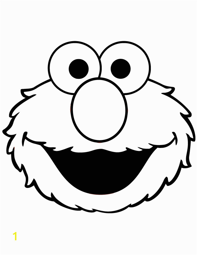 Elmo Head Coloring Page Fancy Header3]like This Cute Coloring Book Page Check Out