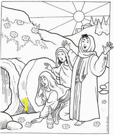 Empty tomb Coloring Page 28 Best Coloring Pages Images