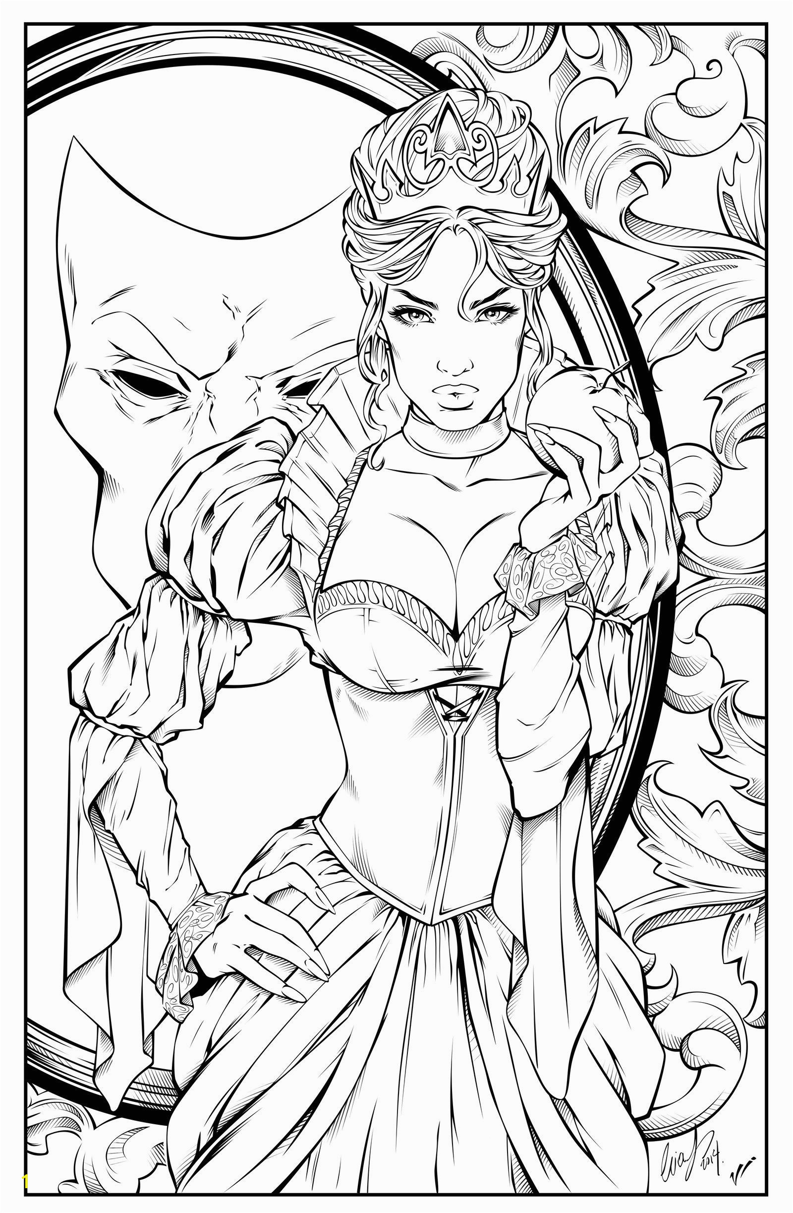 Evil Queen Coloring Page Evil Queen at Coloring Pages Evil Queen at Coloring Pages