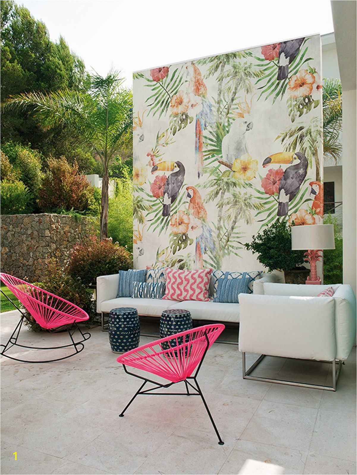 External Garden Wall Murals Wall&dec² at Made Expo Essential Wallpaper Style Colors