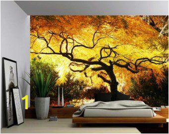 Fabric Mural Wall Art Blossom Tree Of Life Wall Mural Self Adhesive Vinyl