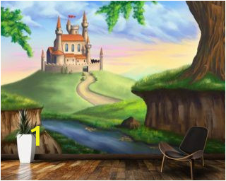 Fairy Princess Wall Mural Fantasy Castle Wallpaper Mural Youth Ministry