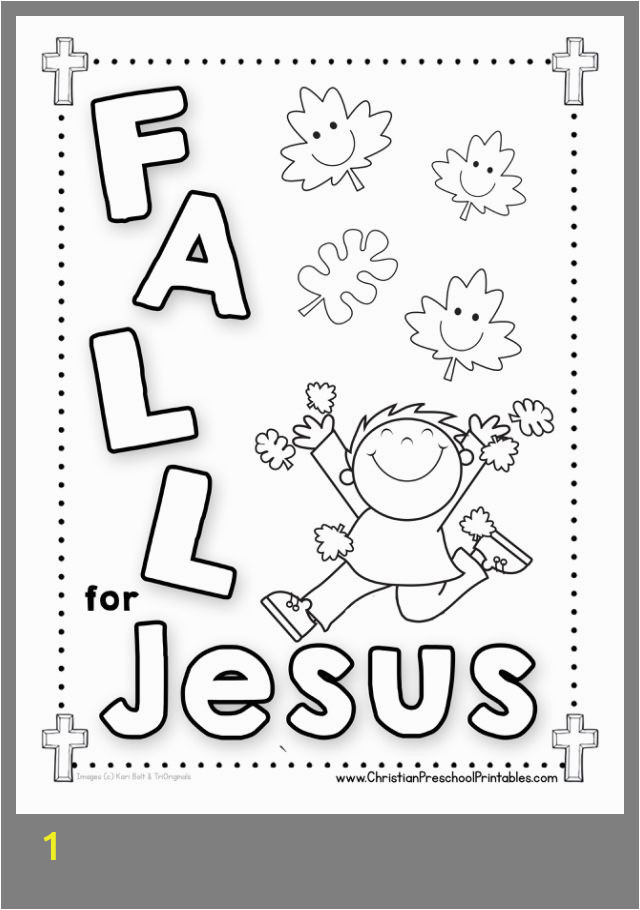 Fall Coloring Pages for Prek Fall Coloring Page for Childrens Church 2019