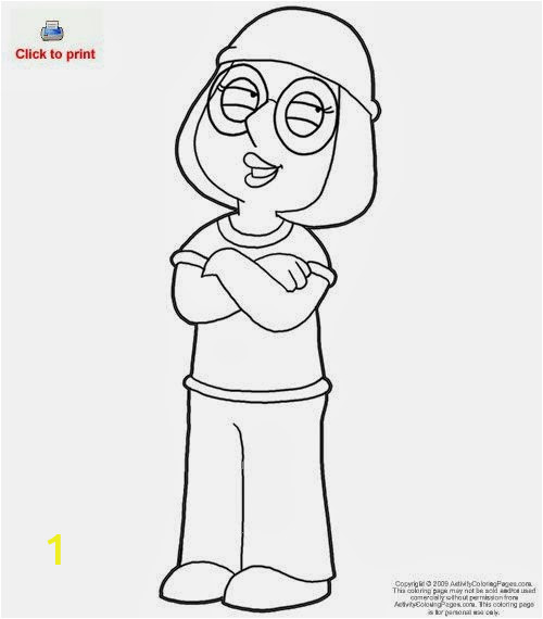 Meg Family Guy Coloring Page