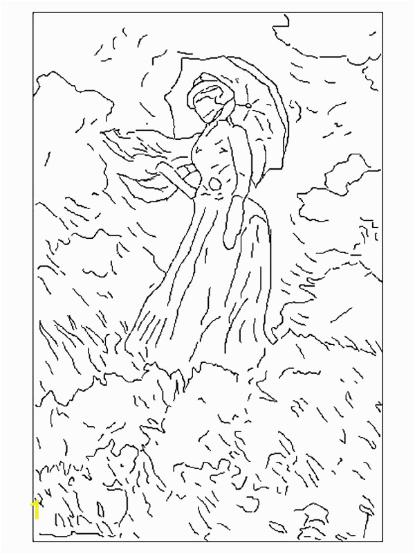 Famous Art Coloring Pages Famous Paintings 999 Coloring Pages