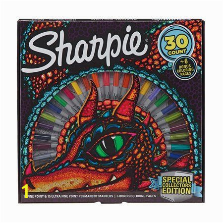 Felt Coloring Pages Walmart Sharpie Special Collectors Edition Permanent Markers and