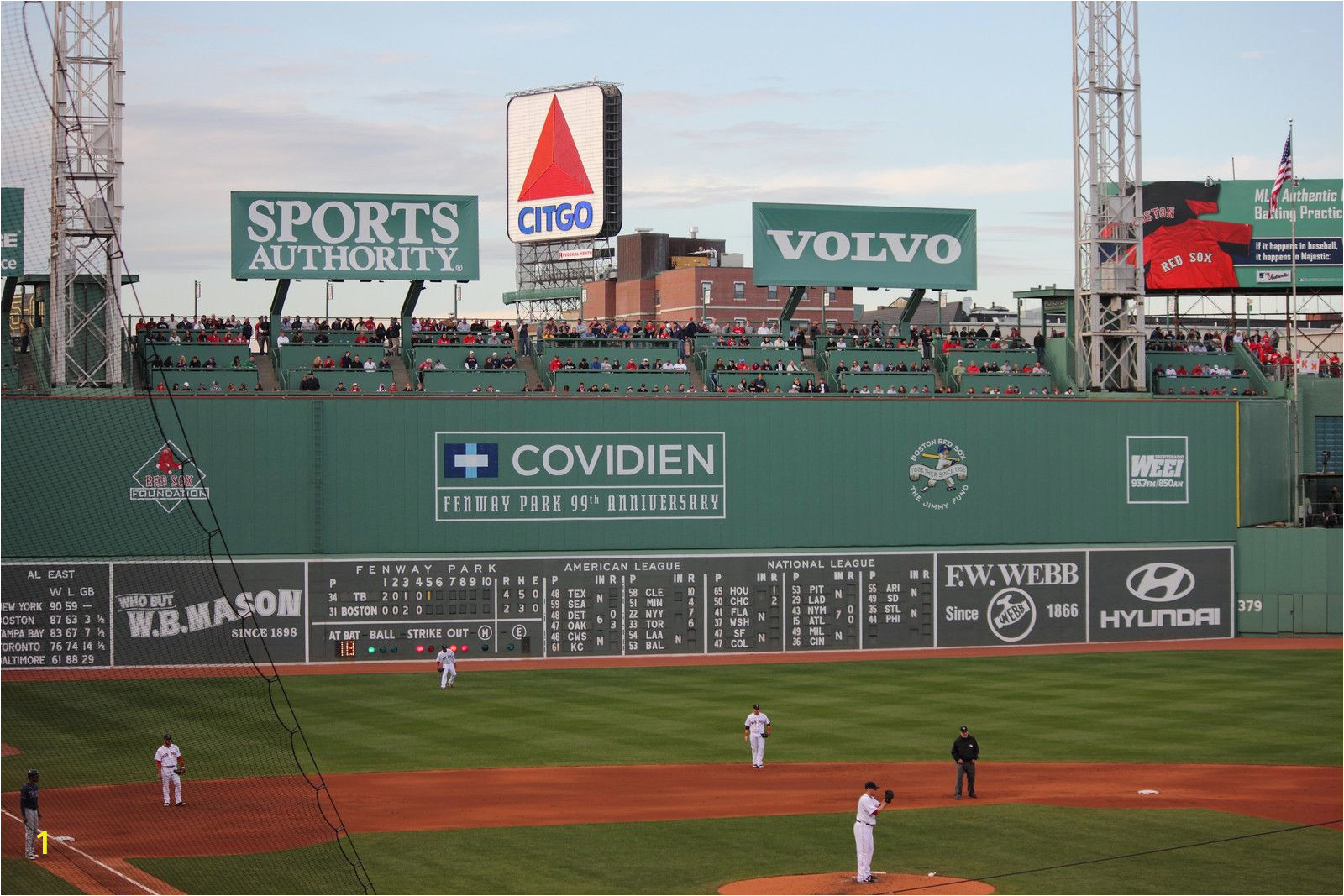 Fenway Park Green Monster Wall Mural Fenway Park Green Monster Citgo Sign Boston