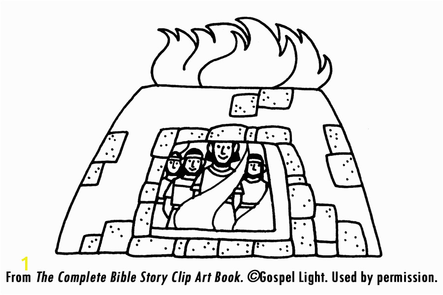 Fiery Furnace Coloring Page Fiery Furnace Teaching Resources Vbs