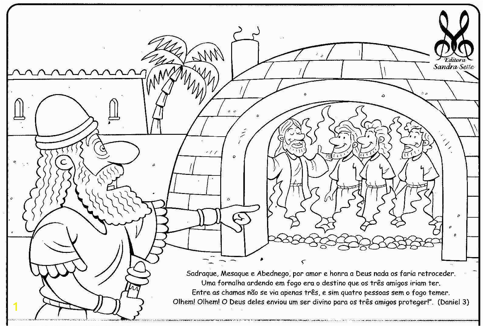 24 Daniel And The Fiery Furnace Coloring Page : Free Coloring Pages