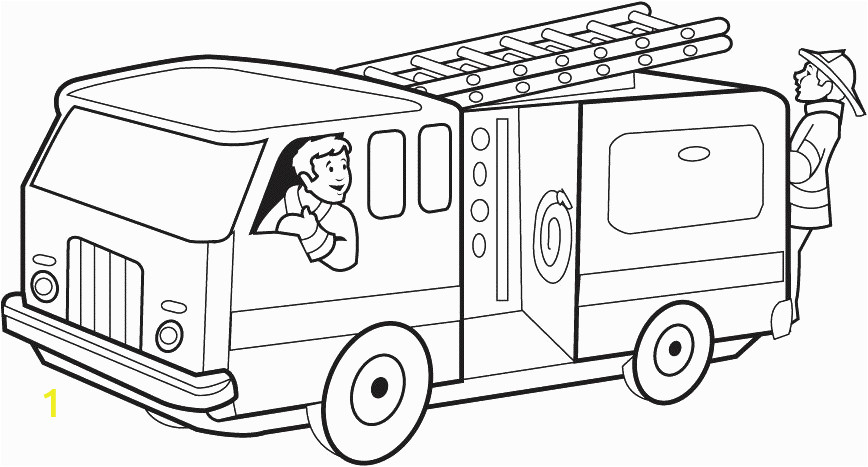 fire truck coloring pages 15