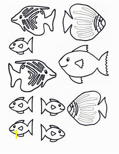 Fish Tank Coloring Page Fish Printable for Mural