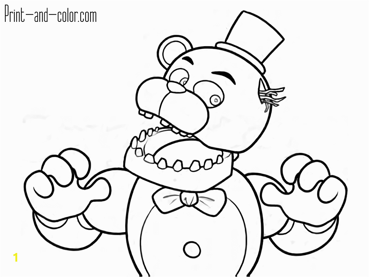 fnaf coloring pages printable the most five nights at freddy s print and color in addition to 2