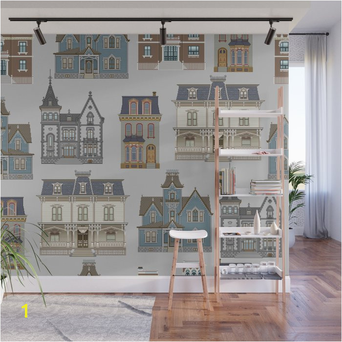Floor to Ceiling Wall Murals Victorian Pattern Wall Mural by Neurosystem