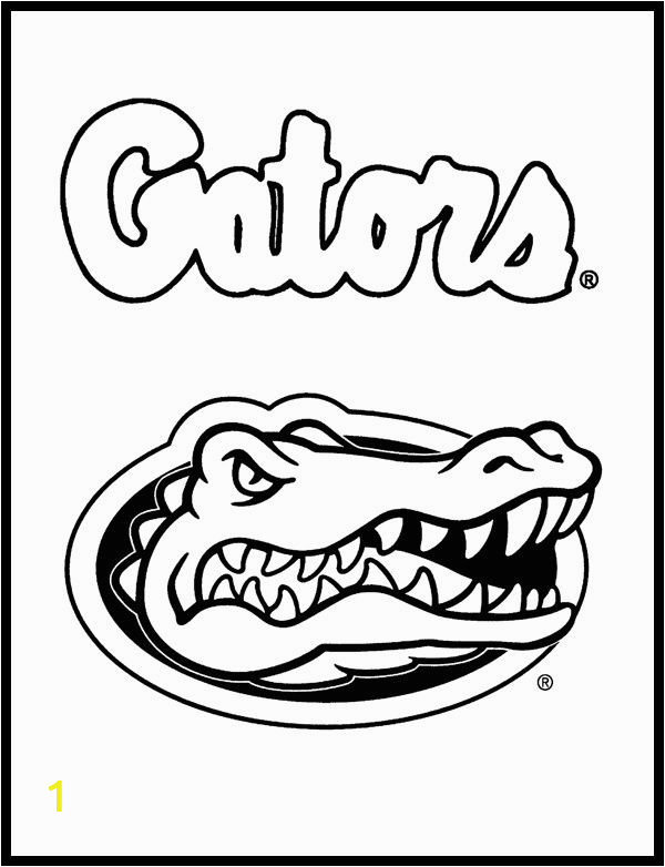 Florida Gators Coloring Pages Pin by Diana Wandell On Gator