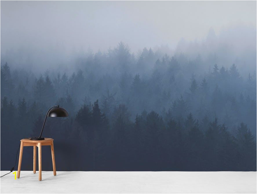 Foggy forest Wall Mural Pin On Home Sweet Home Living