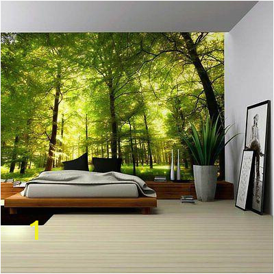 crowded forest mural wall mural removable sticker