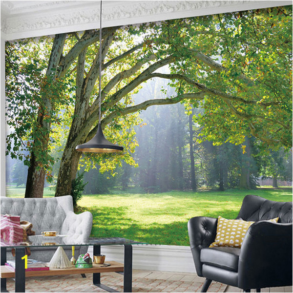 Forest Wall Mural Wallpaper 3d Wall Murals Wallpaper Landscape for Living Room forest Scenery Wall Paper Natural Murals Study Room Tv Backdrop Wallcoverings Free High Resolution