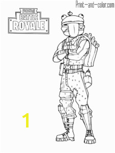 Fortnite Coloring Pages Llama fortnite Battle Royale Coloring Page Beef Boss Skin Outfit