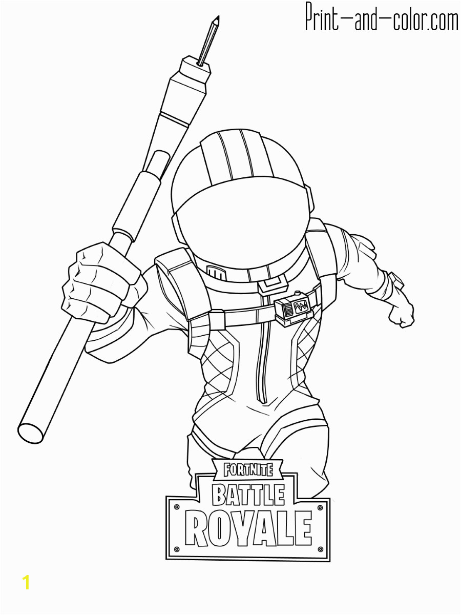 Fortnite Thanos Coloring Pages