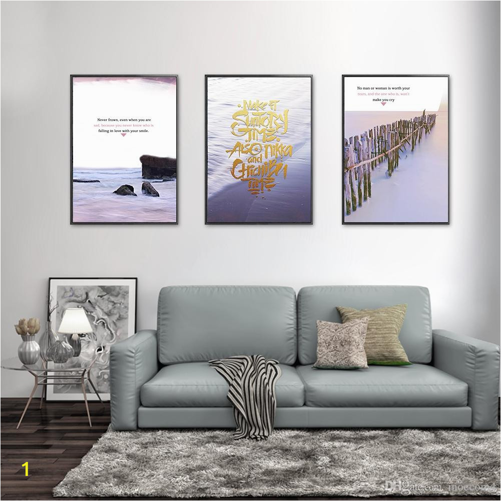 Frame Mural On Wall 2019 island Oil Painting Home Decoration Wall Art Mural No Frame Abstract Oil Painting Background Mural Canvas Living Room sofa Bedroom From Inoe 4
