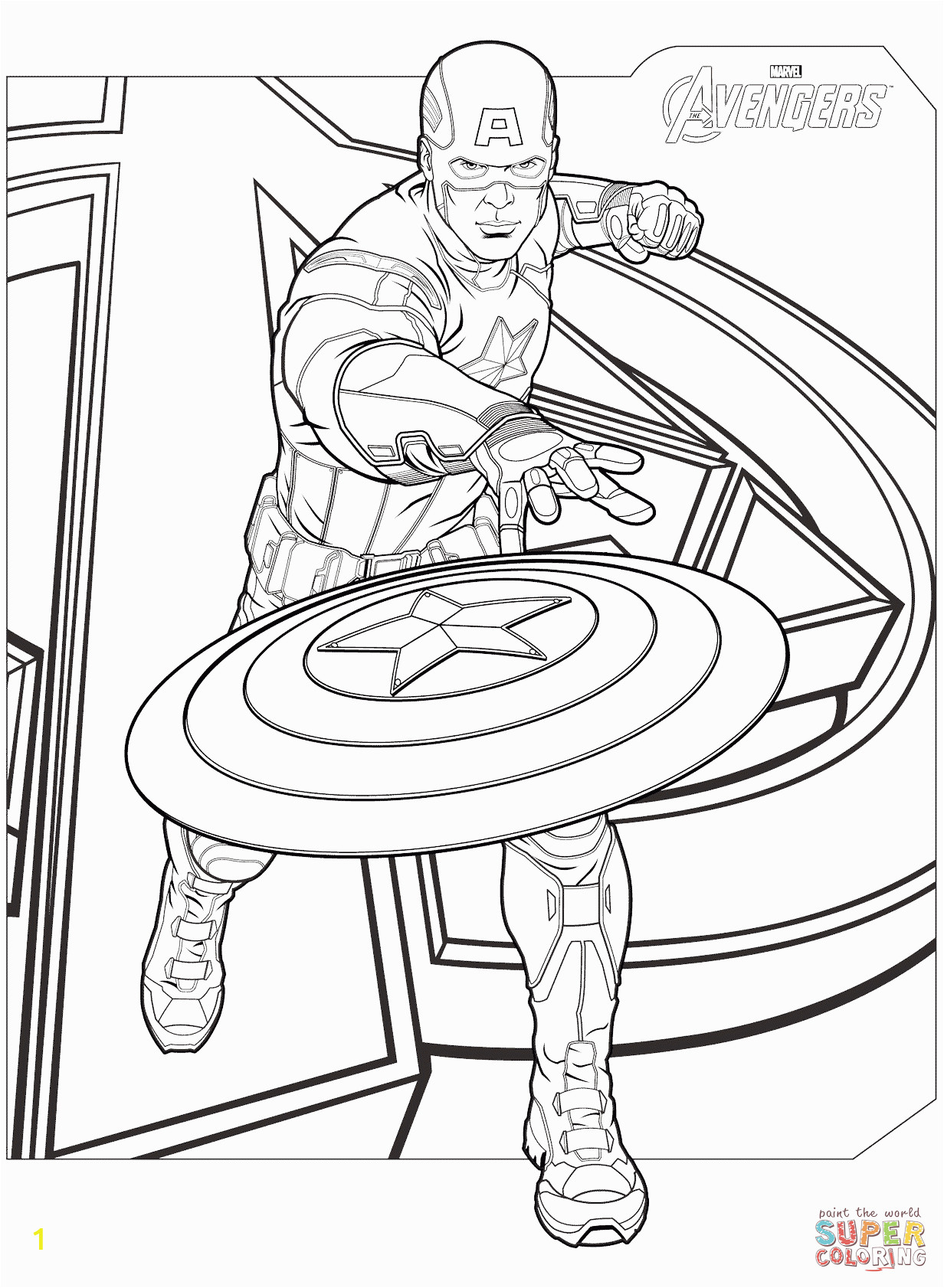 captain america coloring page avengers free printable pages marvel scarlet witch infinity war black panther thor machine movie colouring pictures ant man and the wasp