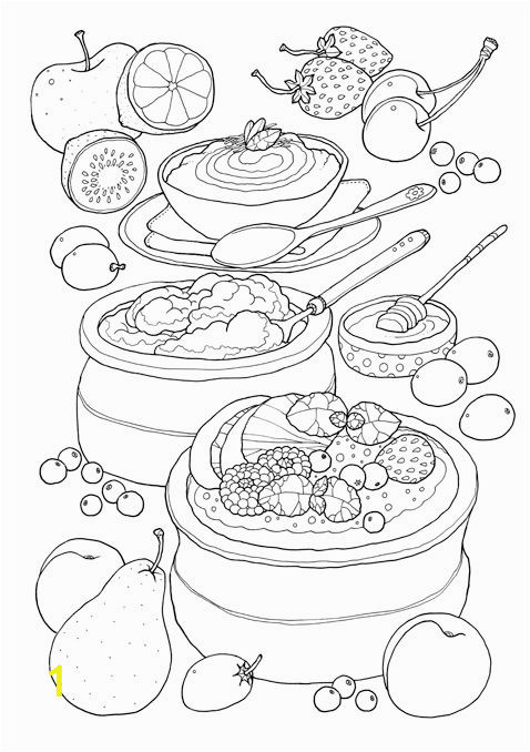 Free Food Coloring Pages Waves Of Color