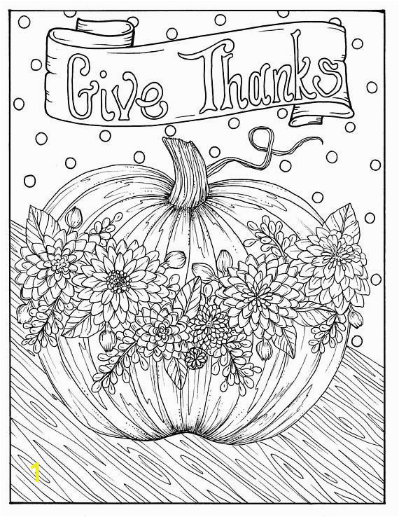 Free Give Thanks Coloring Pages Give Thanks Digital Coloring Page Thanksgiving Harvest