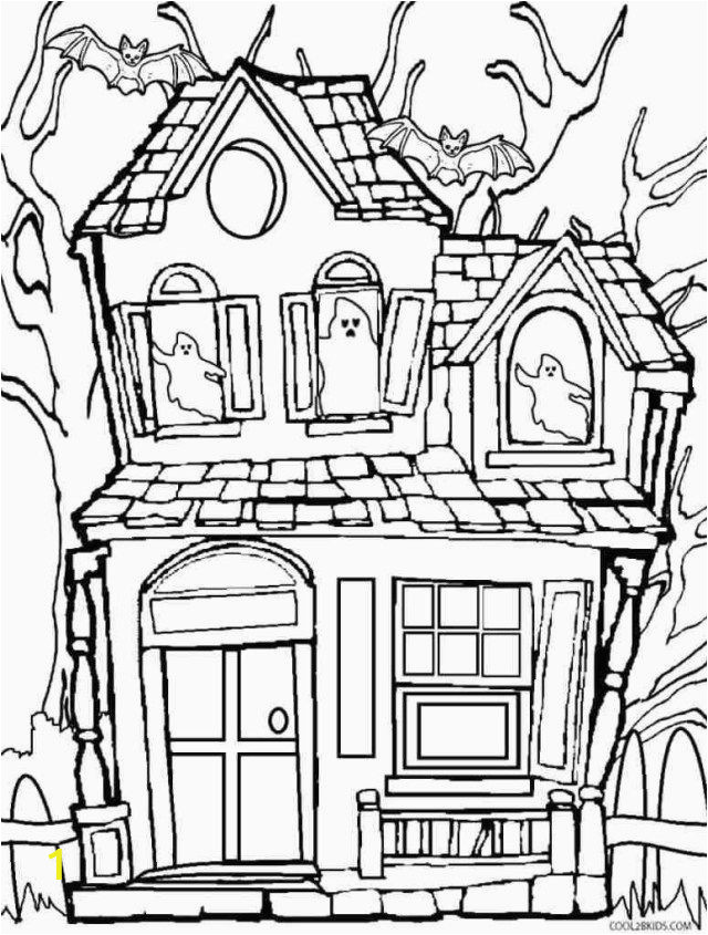 Free Halloween Haunted House Coloring Pages 25 Awesome Image Of Haunted House Coloring Pages