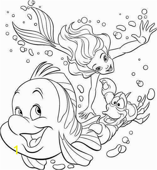 Free Little Mermaid Coloring Pages Free Printable Princess Ariel Coloring Pages 1