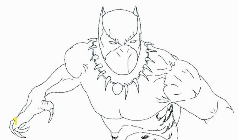 Free Printable Black Panther Coloring Pages