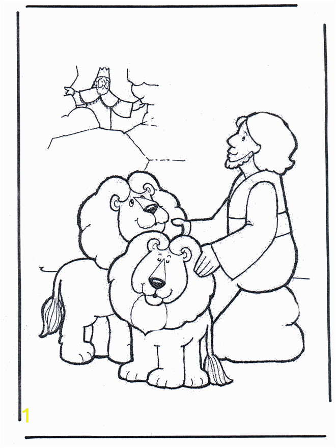 Free Printable Coloring Pages Daniel and the Lions Den Bible Coloring Pages Daniel & Lions