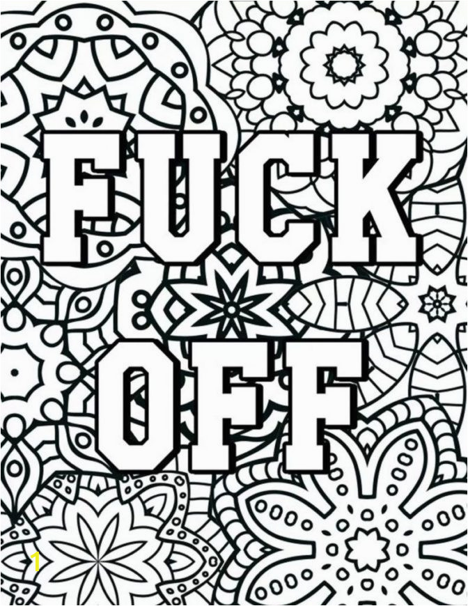 free easy adult coloring pages printable for adults only dream catchers quotes halloween swear words pdf flowers curse ideas 672x870