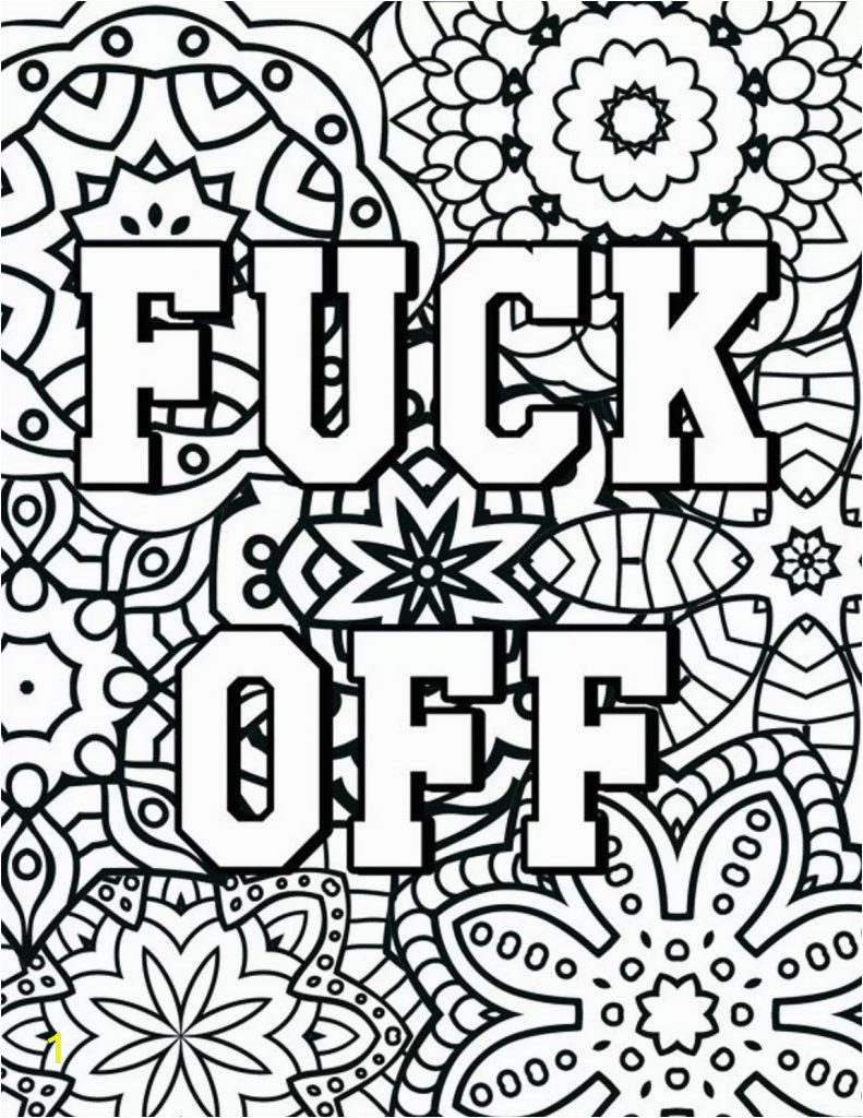 Free Printable Coloring Pages for Adults Only Swear Words Pdf Coloring Book Incredible Free Easy Adult Coloring Pages