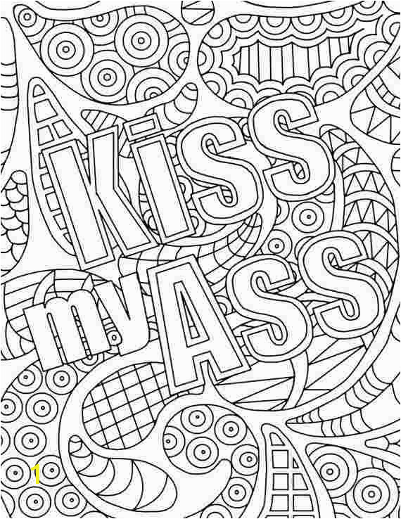 Free Printable Coloring Pages for Adults Only Swear Words Pdf Swear Words Coloring Pages Free