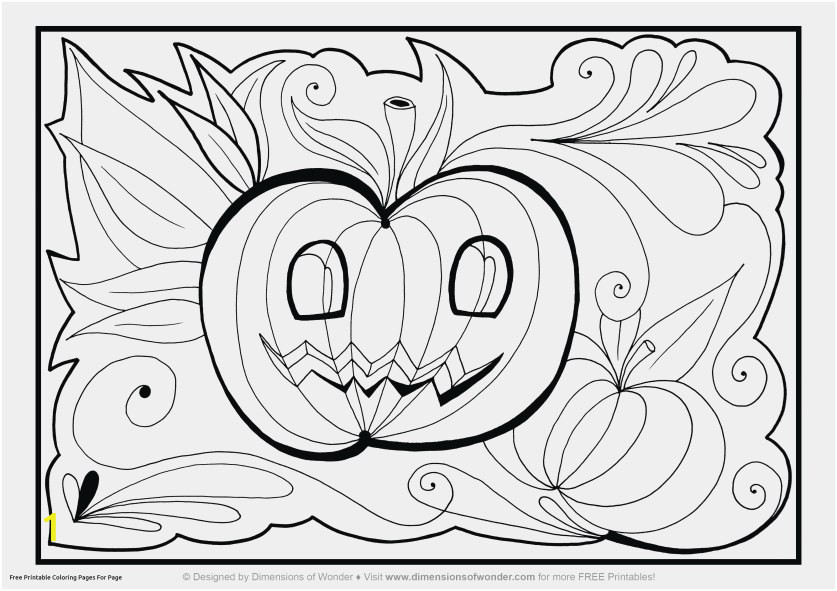 Free Printable Full Size Halloween Coloring Pages Coloring Pages for Kids to Print Free Printable