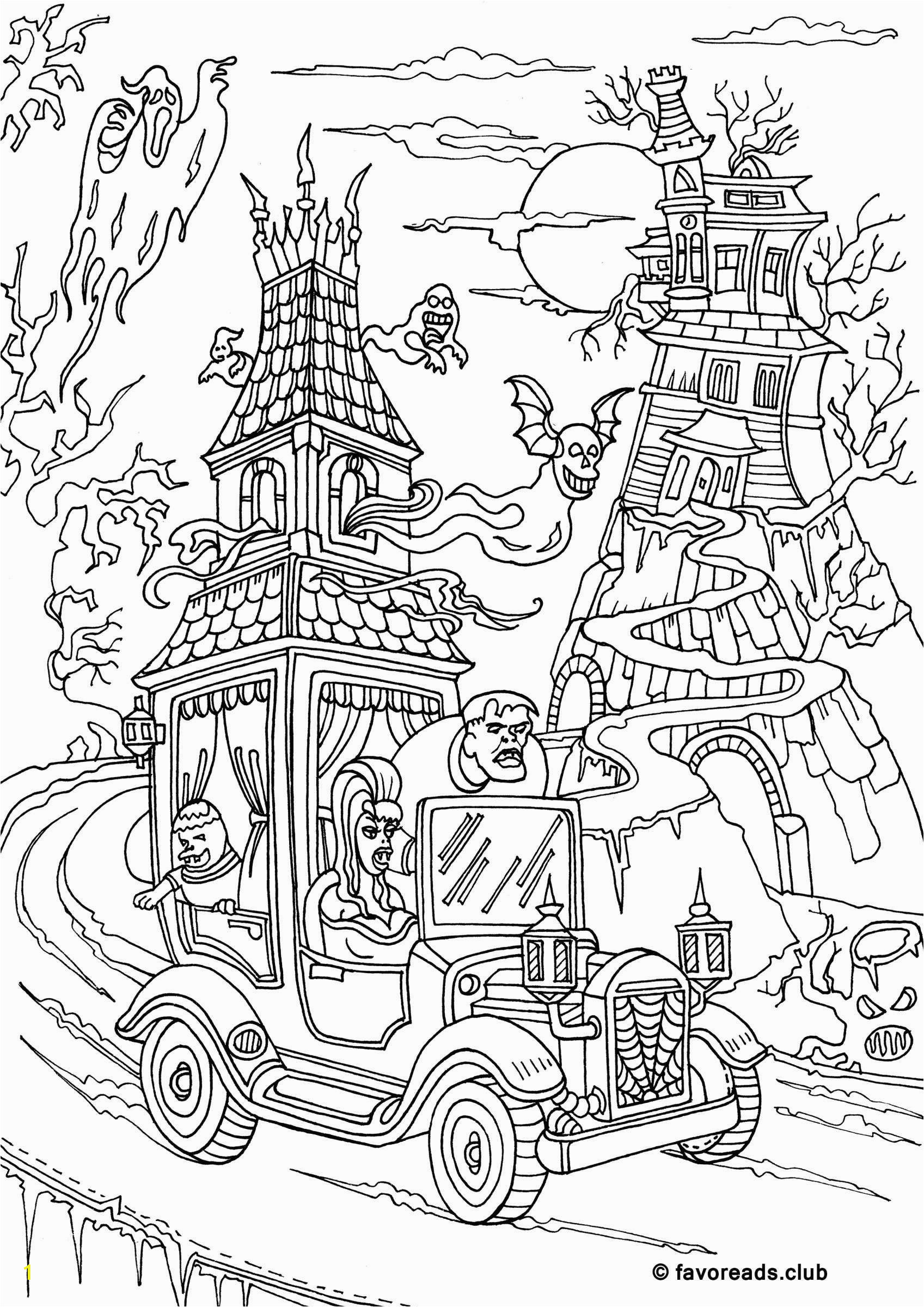 Free Printable Full Size Halloween Coloring Pages the Best Free Adult Coloring Book Pages