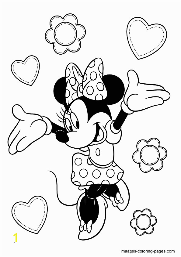 Free Printable Minnie Mouse Coloring Pages Free Minnie Mouse Birthday Printables