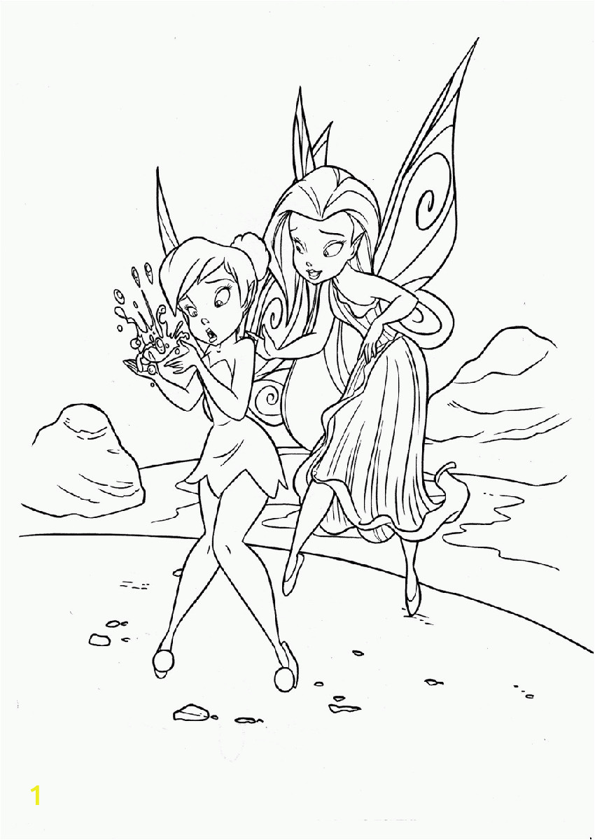 tinkerbell and periwinkle coloring pages free barbie pixie hollow peter pan neverbeast pirate fairy disney fairies animal cute glow wings wand
