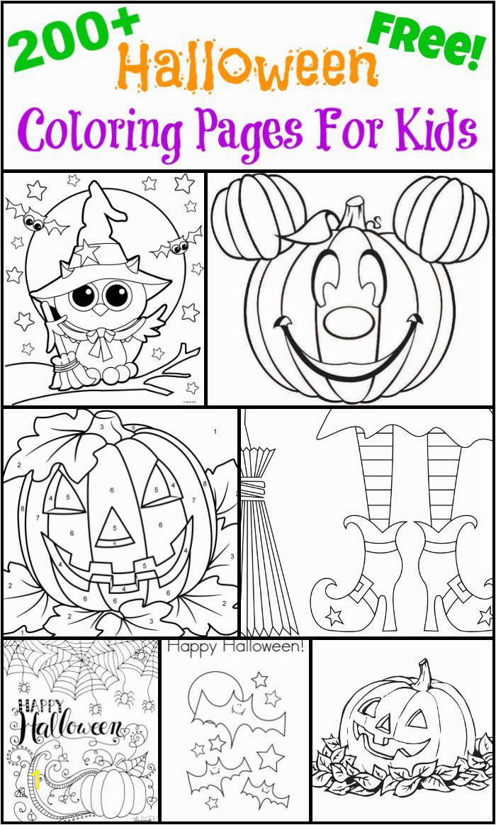 Free toddler Halloween Coloring Pages 200 Free Halloween Coloring Pages for Kids