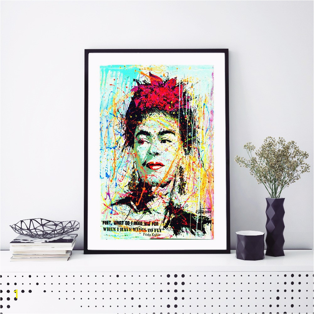 frida kahlo aquarell portrait leinwand kunstdruck malerei poster within frida kahlo wall art of frida kahlo wall art