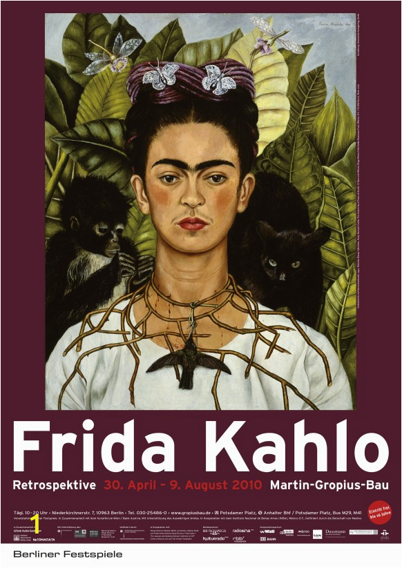 Frida Kahlo Wall Mural Gropius Bau Frida Kahlo