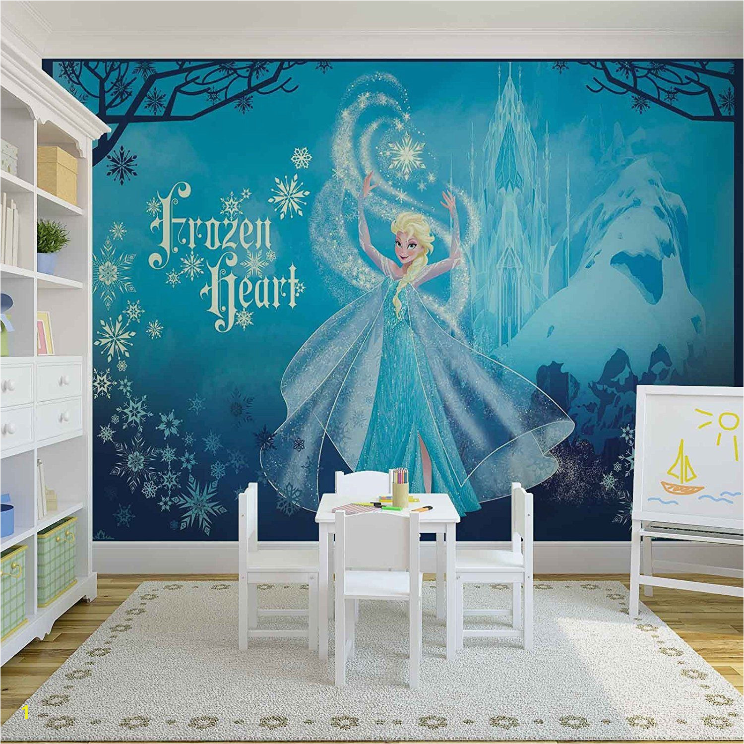 Frozen Full Wall Mural â Frozen Kinderzimmer Disney Frozen Eiskönigin Elsa