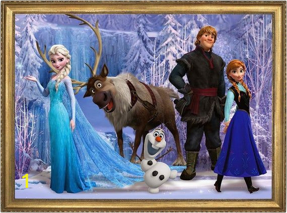 Frozen Full Wall Mural Wall Sticker Frozen Self Adhesive Vinyl Decal Poster