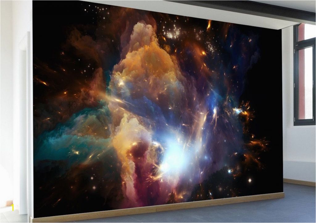 Galaxy Wall Mural Diy In the Dawn the Cosmos Wall Mural Review