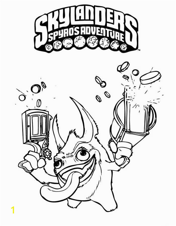 Ghost Adventures Coloring Pages Skylanders Spyros Adventure Coloring Pages 1